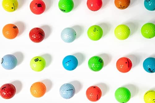 Чисти зелени топки за голф рециклирани користени обоени бренд Име на бренд Масовно мешавина - ААА добра состојба оценета топка - Вклучува