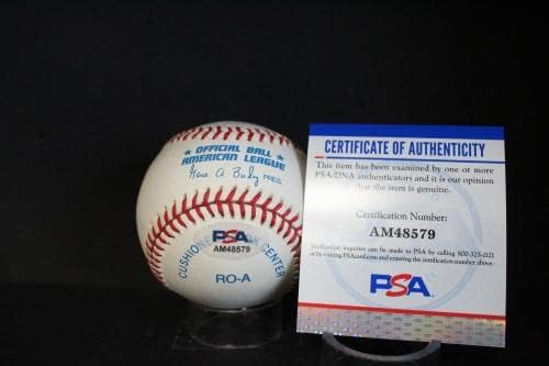 Двојна должност Падклиф потпиша бејзбол автограм автограм PSA/DNA AM48579 - Автограмирани бејзбол
