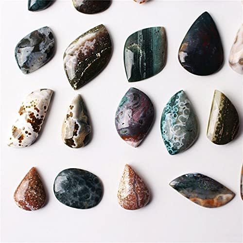 Laaalid xn216 1pc/5pcs/10pcs/20pcs Природен океан asеспер слободен облик на приврзок полиран накит што прави камења реики подарок случајна природна