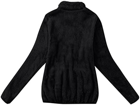 Fragarn Women Windbreaker јакна Maseенски моден долг ракав целосен патент нагоре со топла лежерна јакна од палто за надворешна облека