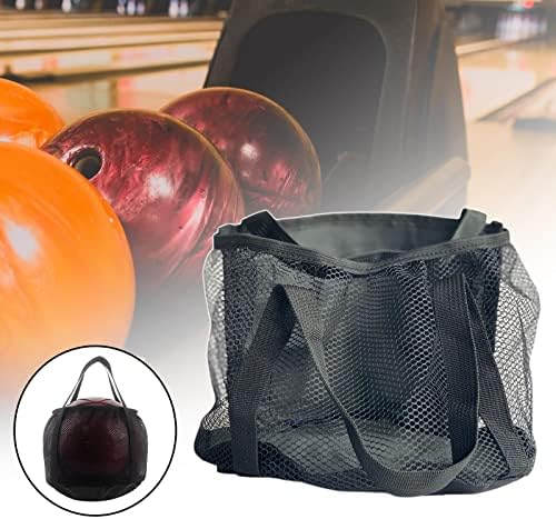 Корба за топка за куглање со лесна торбичка за куглање ја држи топката за куглање лесна носачка торба единечна топка за куглање за додатоци