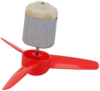 X-Ree F130S DC 6V 15000RPM мини електричен мотор W 3 Vanes Red Propeller за RC Model (F130S DC 6V 15000RPM мини мотор eléctrico con 3 helices