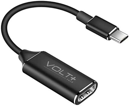 Работи од Volt Plus Tech HDMI 4K USB-C комплет компатибилен со TCL 75Q825 Професионален адаптер со дигитален целосен 2160P,