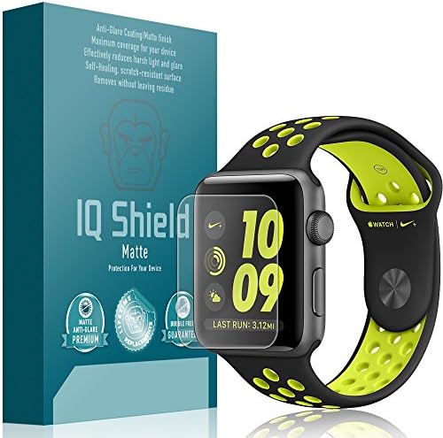 IQ SHIELD Matte Ectar Protector компатибилен со Apple Watch Nike+ Anti-Glare Antiubbull Film