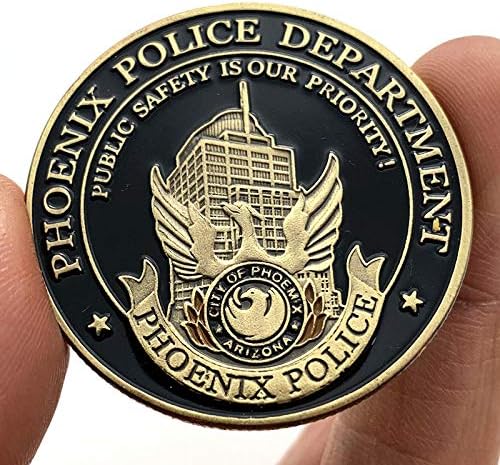 Соединетите држави Феникс Полициско одделение Сувенир бронзена позлатена монета комеморативна монета предизвик монета