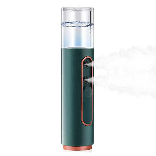 Keilend Nano Mister Mister, корисен спреј за нано магла со двојна млазница, Mini USB Nano Mister за екстензии на камшик, нега на кожата,