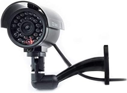 Digicharge Dummy CCTV камера на отворено затворен лажен симулиран CCTV Security Imitation Надзор за набудување КАМ Трепкачки LED