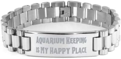 Специјално чување на аквариум, чување на аквариум е мое среќно место, нараквица за празници за чување на аквариум
