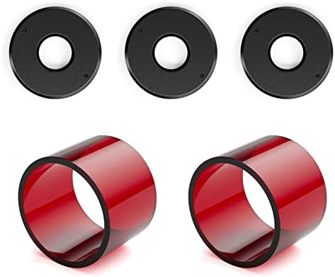 Sculpfun S9 Оригинални леќи, 3 парчиња висока транспарентност Официјални леќи за S9 ласерски гравура со 2 црвени акрилни капаци, лесни за