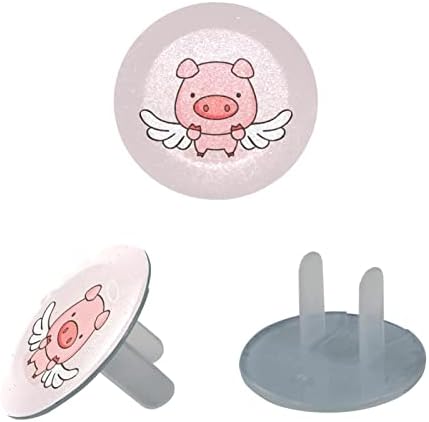Обвивки за излез, безбедни заштитници за електрични приклучоци Декоративни приклучоци за домашни слатки свињи за летање