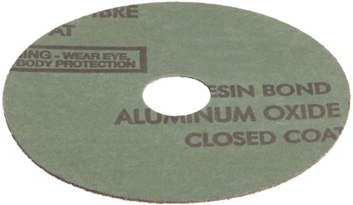 Абразивен диск за заслуги смола, поддршка од влакна, алуминиум оксид, дијаметар од 7/8 Арбор, 5, Грит 80