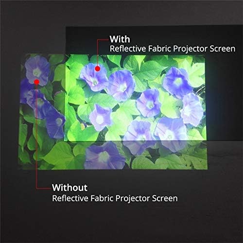 Лируксун 16: 9 Екран за рефлективни проектори со голема осветленост 60 72 84 100 120 130 инчи екранот на ткаенината ткаенина ткаенина ткаенина