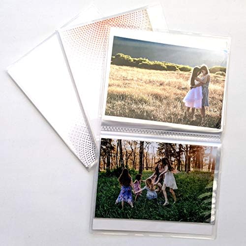 Clear Pocket 4 x 6 формат Cocopolka Photo албуми пакет од 3, секој мини албум има 24 џебови за разгледување. Флексибилни, отстранливи