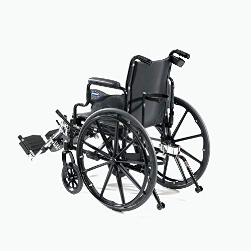 Invacare прилагодлив заден анти -типер за инвалидски колички со 6 предни тркала, пар, 1360a