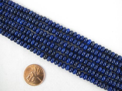 BRCbeads lapis Lazuli Lapis Beads Rondelle Форма 3x5mm 94pcs Природни Скапоцени Камења Мониста За Изработка На Накит