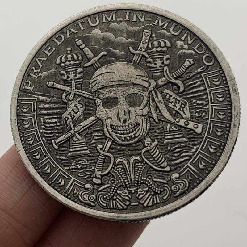 Скитници Монети пиратски сонце бог Антички Месинг Стариот Комеморативен Медал Колекција Монети Бакар Сребрени Монети Комеморативни