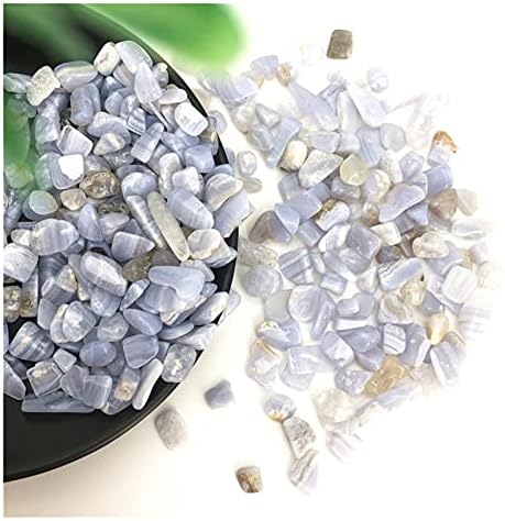 XN216 50g 2 големина природна сина чипка агат кристален чакал кварц кристален карпа чипови дегазирање на природни камења и минерали природно