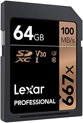 Lexar Professional 667X 64GB SDXC Uhs-I/U3 Картичка