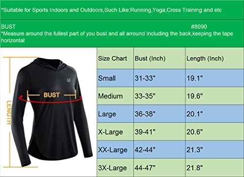 Нелеус женски атлетски џемпери со долги ракави што трчаат кошули тренингот на тренингот дуксери