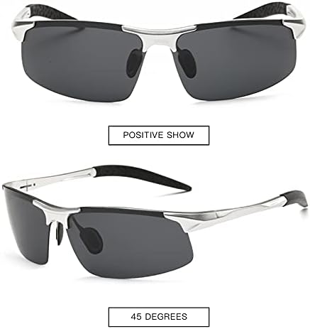 Муре Менс Поларизирани Спортски Очила ЗА Сонце УВ Заштита Очила За Сонце За Мажи Возење Велосипед Возење Риболов