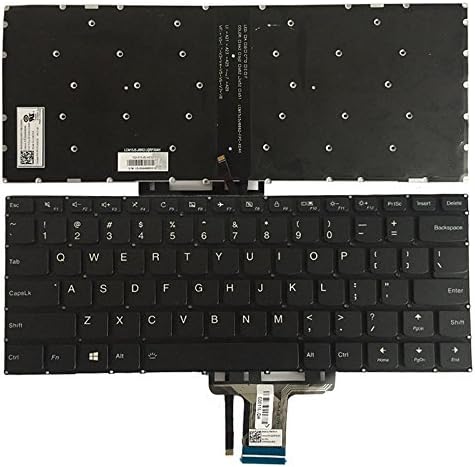 Нова тастатура за замена на лаптопот за Lenovo Flex 4-14 Flex 4-1470 Flex 4-1480 us распоред со задно осветлување