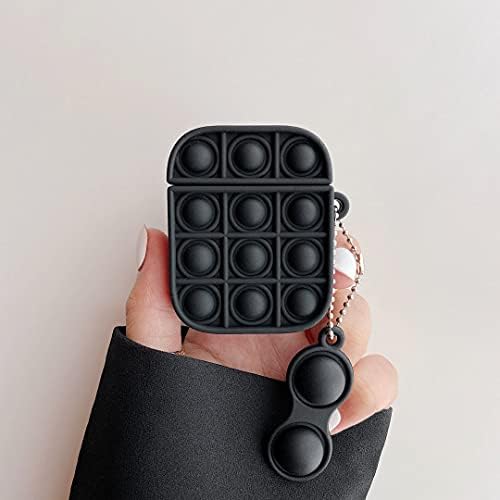 Cocomii сензорни AirPods Case - Push Pop Fidget играчка - тенок - лесен - мат - свиленкарен мек допир - меур на тастатурата на меурчиња