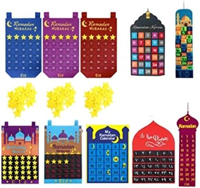2023 Курбан Бајрам САМ Го Почувствува Рамазанскиот Календар Со Џеб За Деца Подароци Календар За Одбројување Муслимански Балрам Забава