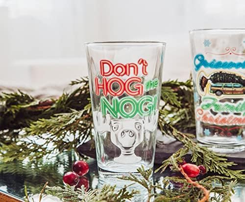 Божиќниот Одмор На Националниот Лампун Сребрен Бафало Цитира Чаши За Пивце, Комплет Од 4 | Гимнастичар за Пиво За Алкохол, Паб Пијалоци | Секој