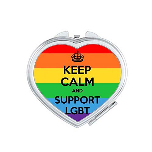 Геј трансродови бисексуалци знаме ЛГБТ огледало за зголемување на преносно рачно џеб шминка