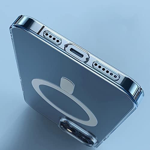 AmberVec Mag Safe Case за iPhone 13 компатибилен со Magsafe за ipjone13 Case Magnetic, Hard PC со меки рабови [анти -жолчна технологија],