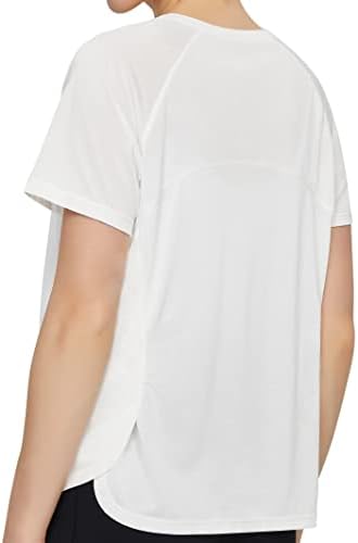 Оригинална женска маица за кратки ракави за кратки ракави Брзо суво трчање во теретани кошули Атлетски обични јога врвови