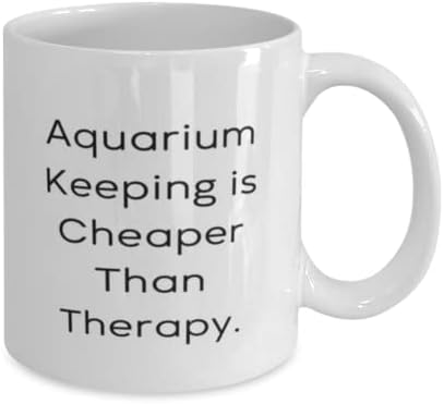 Евтини аквариум за чување подароци, чувањето на аквариумот е поевтино од терапијата, специјална кригла 11oz 15oz за пријатели од