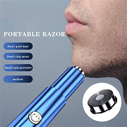 Уво и нос тример за коса за мажи Професионални водоотпорни водоотпорни USB -полнење со двојни раб, безболен електричен тример за коса на