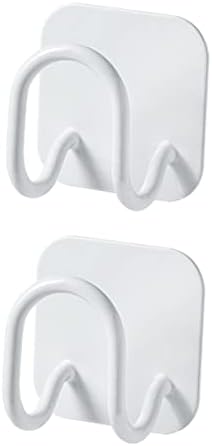 Јардве 2 парчиња не'рѓосувачки челик сунѓер клип мијалник за сунѓер држач за садови за садови куки облека куки wallид монтирање