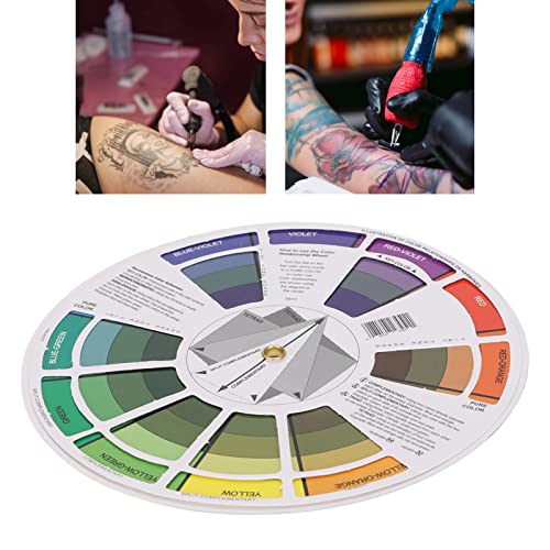 Тркало во боја, табела со тркала во боја фино изработка на лесен преносен материјал за хартија едноставна работа за училница за домаќинство