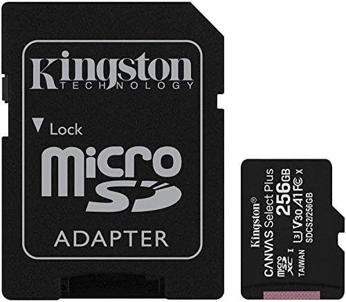Кингстон Платно Изберете 256gb MicroSD XC Класа 10 Мемориска Картичка UHS-I TF 80MB/s SDCS2/256GB Со Двојна Слот MemoryMarket MicroSD