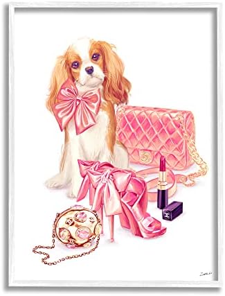 Sumbe Industries Upscale Dog Pink Pink Bow Fashion Massions Makeup, Design By Ziwei Li