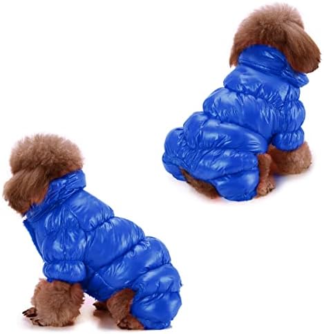 Кутре кутре зимски палта за мали кучиња, водоотпорна ветроупорна јакна за кучиња топло руно облечена облека за миленичиња за чивахуа мечето