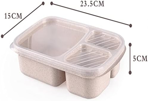 Lhllhl микробранова кутија за ручек Бенто кутија со оддел пикник бенто кутии контејнер за храна Детска школа за возрасни канцелариски