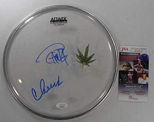 Потпишан Cheech & Chong Autographed Drumhead Certified Authentic JSA COA # II10145