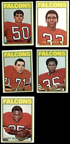1972 година Топс Атланта соколи на ниско тим сет на Атланта соколи VG/Ex Falcons