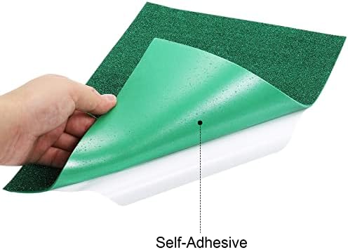 ПАТИКИЛ сјај Ева листови со пена мека хартија самолеплива 11,8 x 7,8 инчи зелена за DIY проекти пакет од 6
