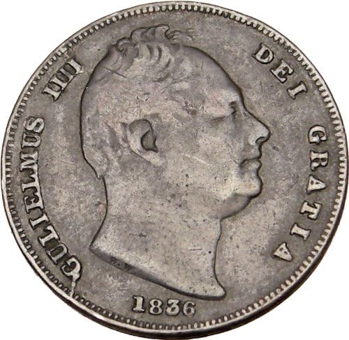 Вилијам IV Фартинг Обединетото Кралство Велика Британија Автентична Монета 1836 БРИТАНИЈА