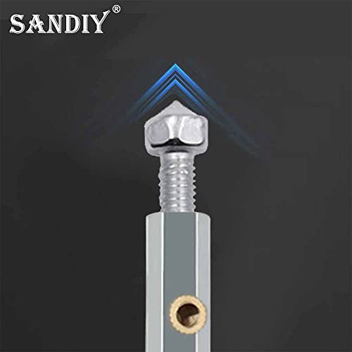 Алатка за поправка на кутија за прекинувач - Sandiy 10 парчиња 118 Тип на прилагодлива завртка за сервисери за касети - со 8 долги