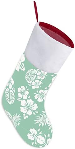 Хавајски Алоха Цвет Божиќ Виси Чорапи За Чорапи За Божиќно Дрво Камин Одмор Дома Декор