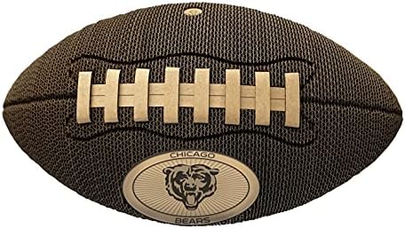 Littlearth Unisex-Adult NFL Chicago Bears Cardboard 3D Football, Team боја, една големина