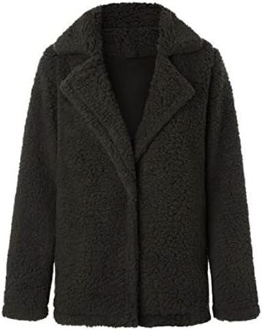 Плус големина Фази џемпер палто за жени топол кадифен палто Обични јакни Кардиган модни врвови на женска руно надворешна облека