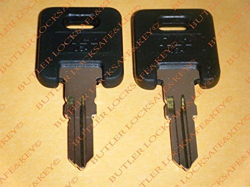 FIC RV MotorHome Trailer 2 копчињата сечење на заклучување/клуч број од CF326 до CF351 - 2 работни копчиња за патувања приколка мотор
