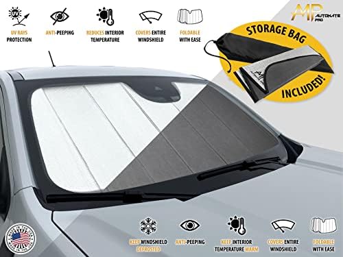 Автоматизирајте Pro Custom Fit Chind Sthstable Sunshade за 2023 година Mercedes Benz EQS 4Matic SUV, компактен блок на Sun Shade Block