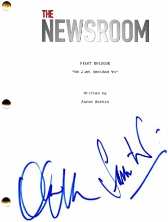 Естија на Оливија Мун и Сем Ватстерстон го потпишаа автограмот со целосна пилот -скрипта - Псилок на Марвел, Меџик Мајк, Ironman 2, Predator,